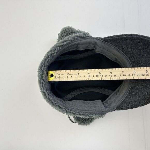 PATAGONIA Duckbill Hat Vintage Wool Winter Ear flap Outdoor Cap Size M 7 1/4 - Picture 6 of 6